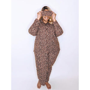 Cheetah Print Pajama Set-Set-Ewa Squared Boutique